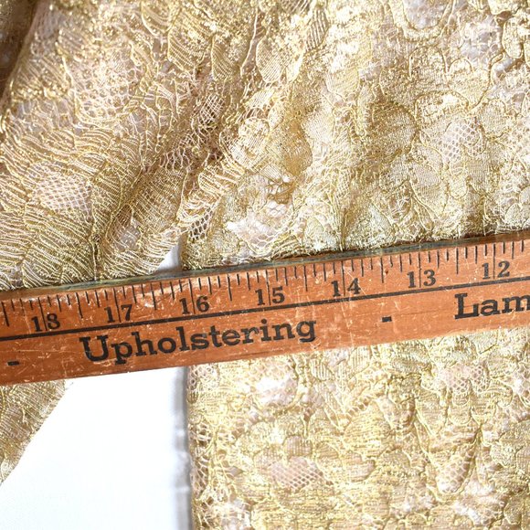 Alexa Chung for Madewell Gold Lace Blouse / Top XS - Picture 3 of 6